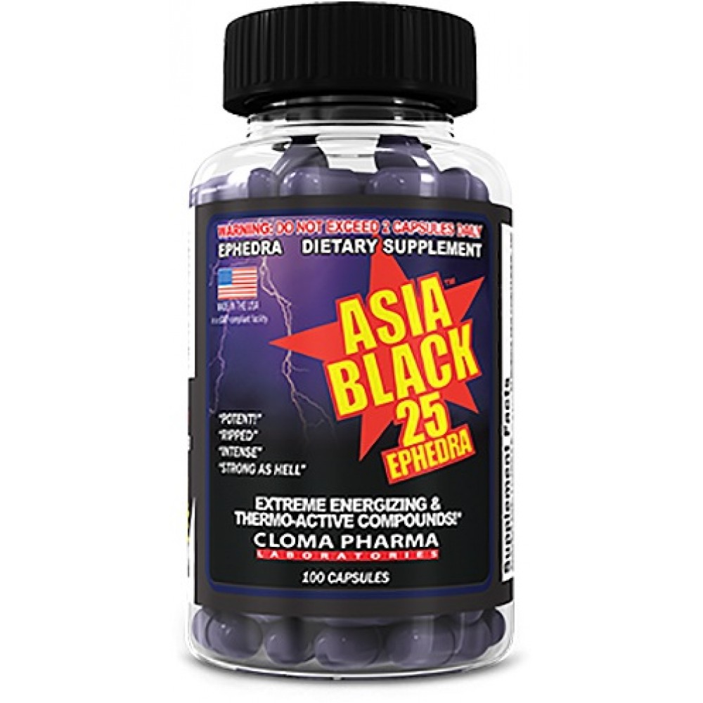 Cloba Pharma Asia Black 100Cap |Fat Burner